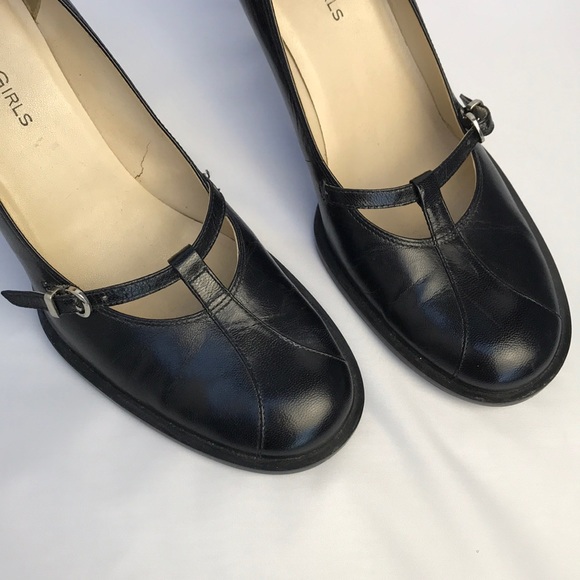 BCBG Maxazria Black Mary Jane heels sz US 7.5 - Picture 7 of 12